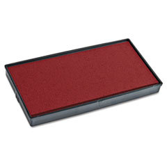 CONSOLIDATED STAMP 2000 Plus Replacement Ink Pad For Printer P10  Red; UNIT OF MEASURE: EA
