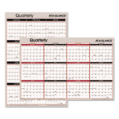 AT-A-GLANCE Vertical/horizontal Erasable Quarterly Wall Planner  24 X 36  2015; UNIT OF MEASURE: EA