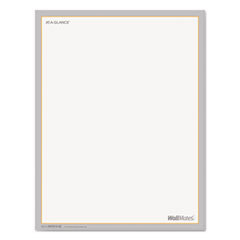 AT-A-GLANCE Wallmates Self-Adhesive Dry Erase Writing Surface  8 1/2 X 11; UNIT OF MEASURE: EA