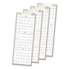 AT-A-GLANCE Wallmates Self-Adhesive Dry Erase Yearly Calendar  9 X 24  2015; UNIT OF MEASURE: EA
