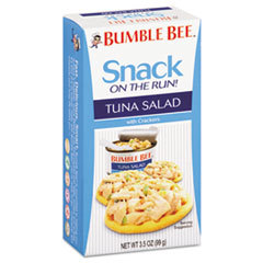 BUMBLE BEE FOODS  LLC On-The-Go Meal Solution W/crackers  Tuna Salad  3.5oz  12/carton; UNIT OF MEASURE: BX