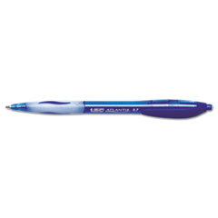 BIC CORP. Atlantis Ballpoint Retractable Ball Pen  0.8 Mm  Fine  Blue Ink; UNIT OF MEASURE: DZ