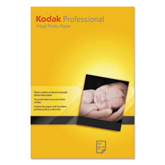KODAK  EASTMAN  CO. Professional Inkjet Photo Paper  Glossy  10.9 Mil  13 X 19  White  20 Sheets/pk; UNIT OF MEASURE: BX