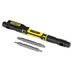 STANLEY BOSTITCH TOOL,4N1 PKT SCREWDRVR,BK, UNIT OF MEASURE: EA