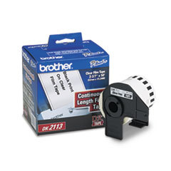 BROTHER INTL. CORP. LABEL,2-3/7X50&#39;CLR, UNIT OF MEASURE: RL