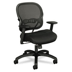 BASYX Vl712 Series Mid-Back Swivel/tilt Work Chair  Black Mesh; UNIT OF MEASURE: EA