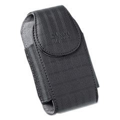 CASELOGIC Vertical Pouch For Belt  Plaid Design  Black; UNIT OF MEASURE: EA