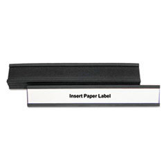 BI-SILQUE VISUAL COMMUNICATION PRODUCTS INC Magnetic Card Holders  6inw X 1inh  Black  10/pack; UNIT OF MEASURE: PG