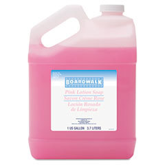 BOARDWALK Mild Cleansing Pink Lotion Soap  Pleasant Scent  Liquid  1gal Bottle  4/carton; UNIT OF MEASURE: BX ETS NSN4322618
