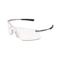 MCR SAFETY Rubicon Frameless Safety Glasses  Silver Metal Temples  Clear Lens; UNIT OF MEASURE: EA