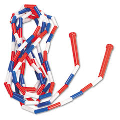 CHAMPION SPORT Segmented Plastic Jump Rope  16ft  Red/blue/white; UNIT OF MEASURE: EA