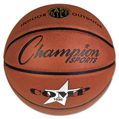 CHAMPION SPORT Composite Basketball  Official Intermediate  29in  Brown; UNIT OF MEASURE: EA