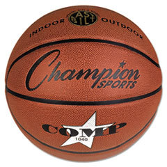 CHAMPION SPORT Composite Basketball  Official Junior  27.75in  Brown; UNIT OF MEASURE: EA