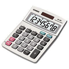 CASIO  INC. Ms-80s Tax And Currency Calculator  8-Digit Lcd; UNIT OF MEASURE: EA
