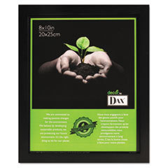 DAX MANUFACTURING INC. Solid Wood Photo/picture Frame  Easel Back  8 X 10  Black; UNIT OF MEASURE: EA