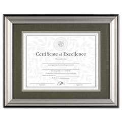 DAX MANUFACTURING INC. Photo Frame  Easel Back  Desk/wall  Wood  11 X 14  Charcoal/nickel-Tone; UNIT OF MEASURE: EA