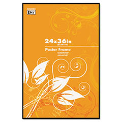 DAX MANUFACTURING INC. Coloredge Poster Frame  Clear Plastic Window  24 X 36  Black; UNIT OF MEASURE: EA