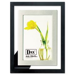 DAX MANUFACTURING INC. Upper West Side Float Frame  Black/brushed Aluminum  Wood  4 X 6; UNIT OF MEASURE: EA