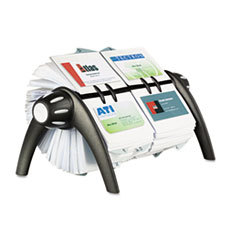 DURABLE OFFICE PRODUCTS CORP. Visifix Duo Rotary Business/address File Holds 800 4 1/8 X 2 7/8 Cards  Black; UNIT OF MEASURE: EA