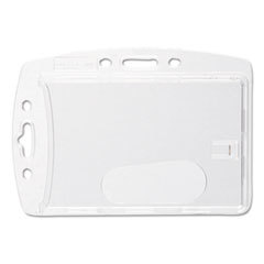 DURABLE OFFICE PRODUCTS CORP. Badge Holder  Vertical/horizontal  Polystyrene  10/pack; UNIT OF MEASURE: PG