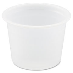 SOLO CUPS Polystyrene Portion Cups  1oz  Translucent  250/bag  20 Bags/carton; UNIT OF MEASURE: BX