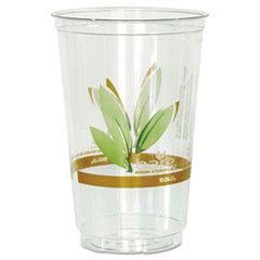 DART Bare Rpet Cold Cups  Leaf Design  20 Oz  50/pack  20 Packs/carton; UNIT OF MEASURE: BX