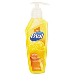DIAL PROFESSIONAL Deep Cleansing Liquid Hand Soap  8oz Pump Bottle yellow Raspberry Black Sugar; UNIT OF MEASURE: EA
