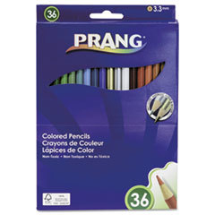 DIXON TICONDEROGA CO. Colored Woodcase Pencils  3.3 Mm  36 Assorted Colors/set; UNIT OF MEASURE: SE
