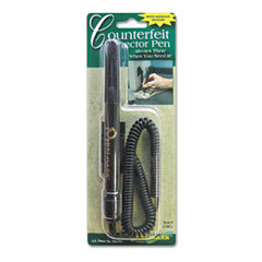DRI-MARK PRODUCTS Smart-Money Counterfeit Bill Detector Pen W/coil &amp; Clip; UNIT OF MEASURE: EA