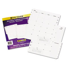 DAYTIMER'S INC. Monthly Classic Refill  8 1/2 X 11  White/green  2015; UNIT OF MEASURE: EA