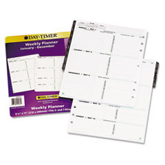 DAYTIMER'S INC. Weekly Classic Refill  8 1/2 X 11  White/green  2015; UNIT OF MEASURE: EA