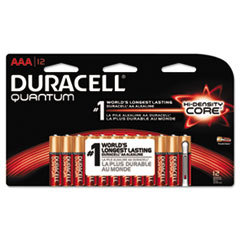 DURACELL PRODUCTS COMPANY Quantum Alkaline Batteries With Duralock Power Preserve Technology  Aaa  12/pk; UNIT OF MEASURE: PG