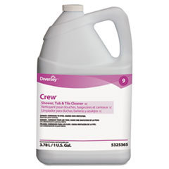 DIVERSEY Crew Shower  Tub &amp; Tile Cleaner  Fresh Scent  Liquid  1 Gal Bottle  4/ct; UNIT OF MEASURE: BX
