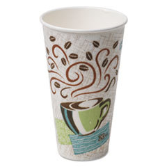 DIXIE FOOD SERVICE Hot Cups  Paper  20oz  Coffee Dreams Design  25/pack; UNIT OF MEASURE: PG