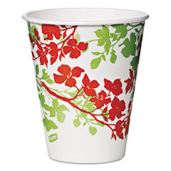 DIXIE FOOD SERVICE Modern Romance Paper Cold Cups  12 Oz  White/green/red  300/carton; UNIT OF MEASURE: BX