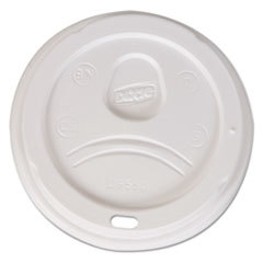 DIXIE FOOD SERVICE Sip-Through Dome Hot Drink Lids  Fits 20  24 Oz Cups  White  100/pack; UNIT OF MEASURE: PG