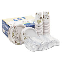 DIXIE FOOD SERVICE Dinnerware Party Pack  Assorted  1 Kit; UNIT OF MEASURE: KT