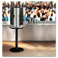 DIXIE FOOD SERVICE Smartstock Cutlery Dispenser  Stand  18-1/4 Dia X 42h  Black; UNIT OF MEASURE: EA