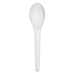 ECO-PRODUCTS INC. Plantware Renewable &amp; Compostable Cutlery  Spoon  Pearl White  1000/carton; UNIT OF MEASURE: BX