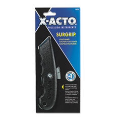 HUNT MFG. Surgrip Utility Knife W/contoured Metal Handle &amp; Retractable Blade  Black; UNIT OF MEASURE: EA