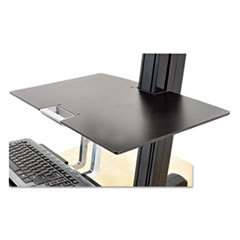 ERGOTRON INC Worksurface For Workfit-S Workstations Without Worksurface  23w X 15d  Black; UNIT OF MEASURE: EA
