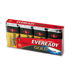 EVEREADY BATTERY Gold Alkaline Batteries  9v  4 /pk; UNIT OF MEASURE: PG
