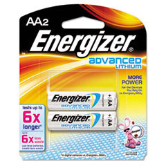 EVEREADY BATTERY Advanced Lithium Batteries  Aa  2/pack; UNIT OF MEASURE: PG