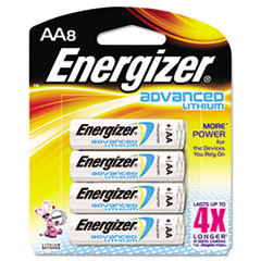 EVEREADY BATTERY Advanced Lithium Batteries  Aa  8/pack; UNIT OF MEASURE: PG