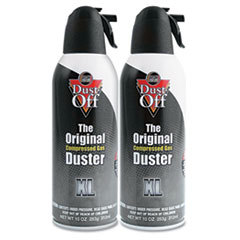 FALCON SAFETY Disposable Compressed Gas Duster  10 Oz Cans  2/pack; UNIT OF MEASURE: PG