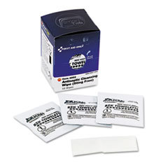 FIRST AID ONLY  INC. Antiseptic Cleansing Wipes  10/box; UNIT OF MEASURE: BX