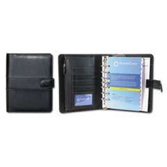FRANKLIN COVEY Vinyl Ring Bound Binder Organizer Set  Magnetic Closure  9-1/2 X 7-1/2  Black; UNIT OF MEASURE: EA