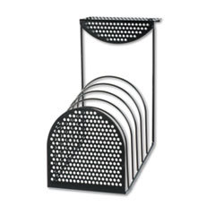 FELLOWES MFG. CO. Perf-Ect Partition Additions Six-Step File Organizer  7 X 13  Black; UNIT OF MEASURE: EA