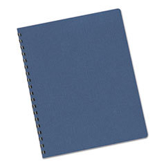 FELLOWES MFG. CO. Linen Texture Binding System Covers  11-1/4 X 8-3/4  Navy  50/pack; UNIT OF MEASURE: PG