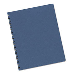 FELLOWES MFG. CO. Linen Texture Binding System Covers  11-1/4 X 8-3/4  Navy  200/pack; UNIT OF MEASURE: PG